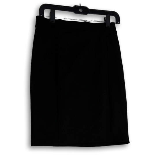 Womens Black Elastic Waist Pull-On Straight & Pencil Skirt Size S/P image number 4