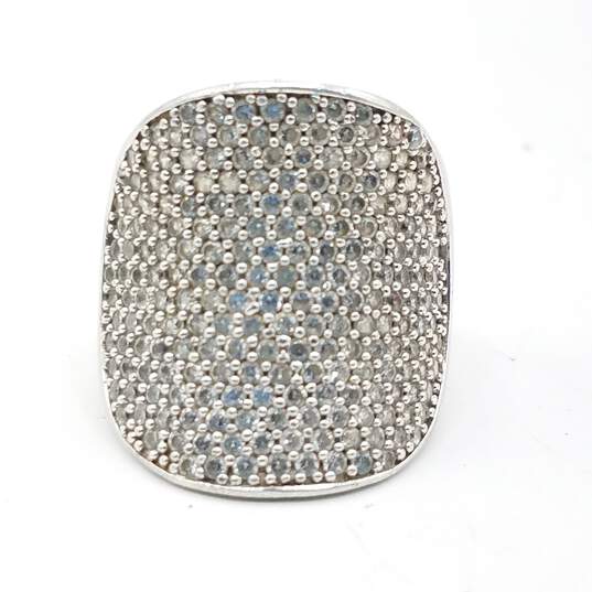 925 Sterling Silver Cubic Zirconia Ring image number 1