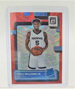 2022-23 Vince Williams Jr Donruss Optic Rated Rookie Red Wave Prizm Memphis Grizzlies