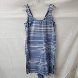 Women's Blue Striped Marine Layer Cotton Dress Size M