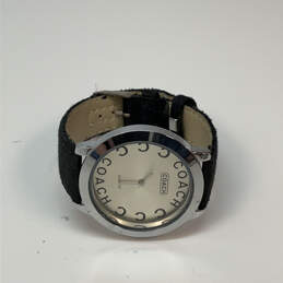 Designer Coach Silver-Tone Stainless Steel Round Dial Analog Wristwatch alternative image