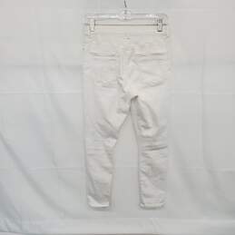 Asos White Cotton Blend Skinny Jeans WM Size 28/26 NWT alternative image