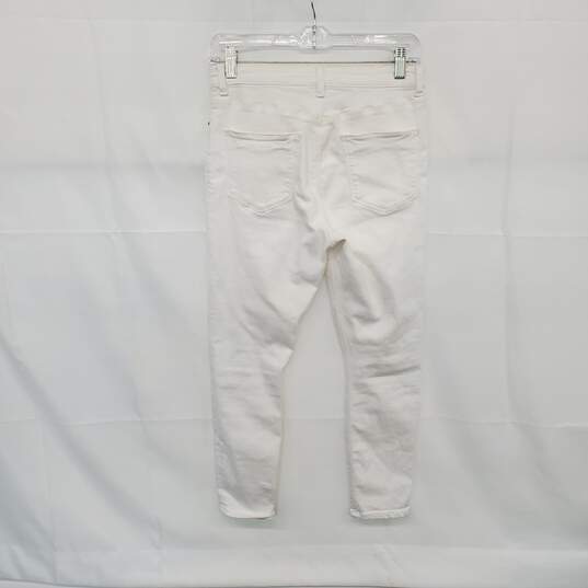 Asos White Cotton Blend Skinny Jeans WM Size 28/26 NWT image number 2