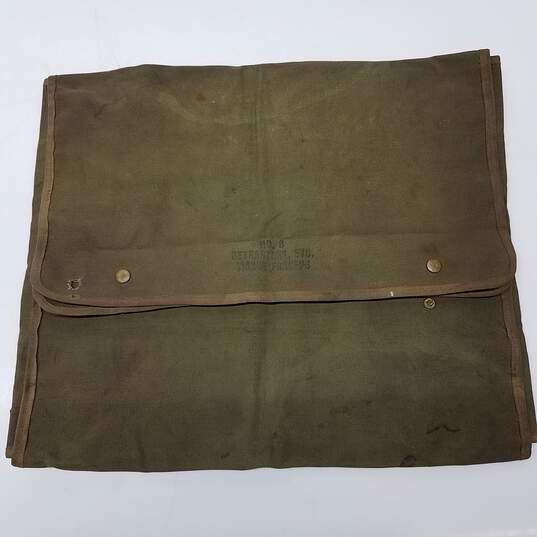 Superior Surgical Manufacturing Used WW2 Folding Canvas Surgical Tool Carrying Case image number 3