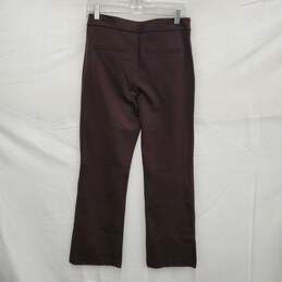 NWT N-Y-D-J Los Angeles Rayon, Nylon Polyester Blend Dark Brown Slim Fit  Pants Size 6P alternative image