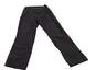 Men's Black Relaxed Fit Pockets Straight Leg Work Pants Size 36x34 image number 2