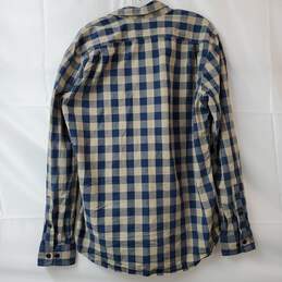 Filson Co. Men's Long Sleeve Buttoned Plaid Polo Shirt Size M alternative image