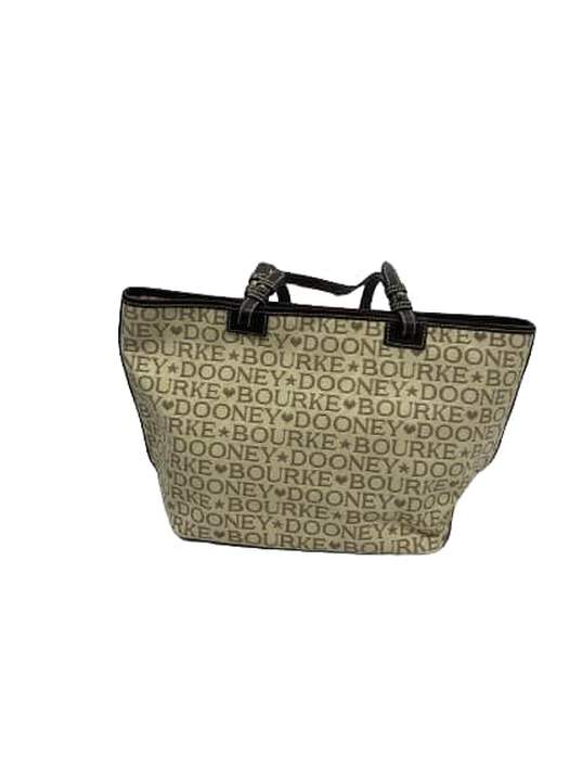 Brown and Beige Logo Tote image number 2
