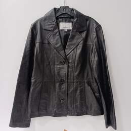 Wison's Leather Maxima Women's Black Leather Dress Jacket-XL