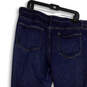 Womens Blue Denim Medium Wash Stretch Pockets Straight Leg Jeans Size 16 image number 4