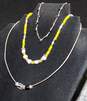 Set of Three Sterling Silver Necklaces image number 2