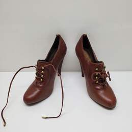 VTG. Wm Saks Fifth Avenue Brown Ankle Boots Sz 8M