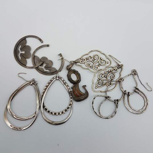 Sterling Silver Jewelry Scrap for Repair 37.8g image number 1