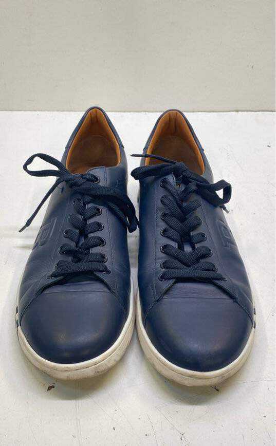 Bally Leather Asher Sneakers Dark Navy 9.5 image number 2