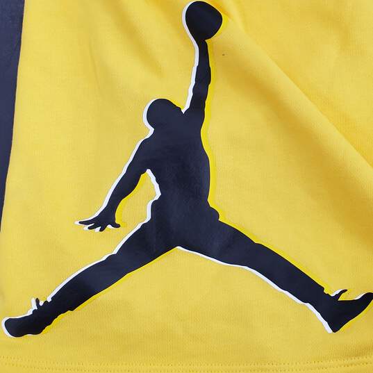 Air Jordan Men Yellow Sweat Shorts L NWT image number 6