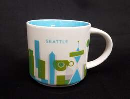 Starbucks You Are Here Mug Cities Of Seattle 2015 Coffee Tea Cup 14oz