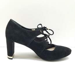Alfani Prima Women's Bindii Black Lace-up Heels Size 6.5