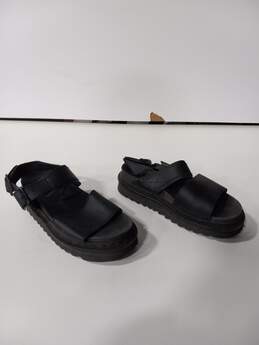 Dr Martens SoftWair Black Gladiator Style Sandals Size 6