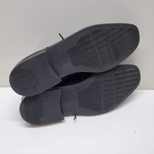 Clarks Men's Tilden Cap Oxford Shoe Black Leather Sz 13 image number 6