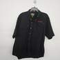 Black Button Up Collared Dress Shirt image number 1