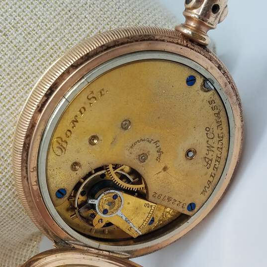 Waltham American Watch Co. Mvmt. 3224792 Model 1884 Antique From 1887 Gold Filled 14s Double Hunter Pocket Watch image number 6