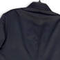 Mens Black Notch Lapel Pockets Single Breasted One Button Blazer Size 46R image number 4
