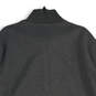 Mens Gray Fleece Long Sleeve Mock Neck Full Zip Sweatshirt Size 3XL image number 4