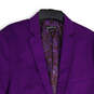 NWT Mens Purple Long Sleeve Notch Lapel Two Button Blazer Size Large image number 3