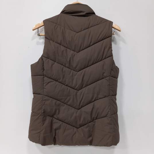 Gap Women's Brown Puffer Vest Size S image number 5