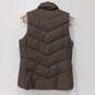 Gap Women's Brown Puffer Vest Size S image number 5