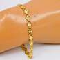 14K Yellow Gold Etched Cut Out Bracelet 6.0g image number 1