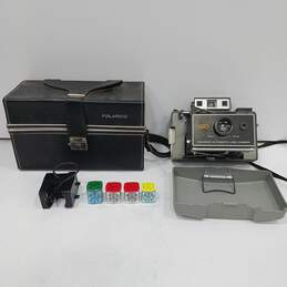Vintage Polaroid Automatic Land Camera 420 With Accessories in Case