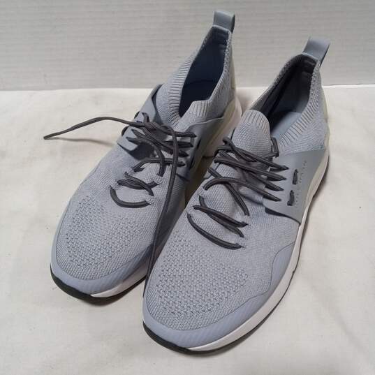Mens Zerogrand W16024 Gray Lace Up Low Top Sneaker Shoes Size 9 B image number 4