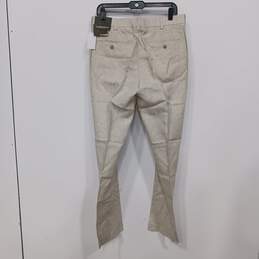 Cubavera Collection Men's Natural Color Linen Dress Pants Size 32x32 NWT alternative image
