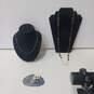 Bundle of Assorted Black Fashion Jewelry image number 1