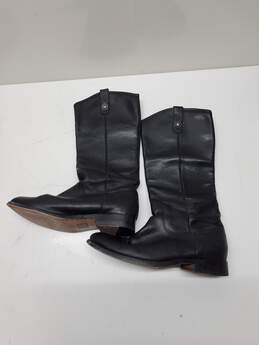 Frye Black Leather Melissa Tall Riding Boots Wms Size 8