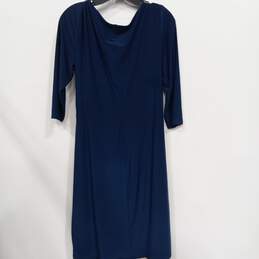 Ralph Lauren Blue Wrap Dress Size 14 alternative image