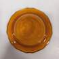 Bundle of 7 Assorted Amber Glass Serving Pieces image number 6