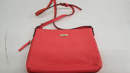 Kate Spade Elyse Expandable Ostrich Leather Crossbody Bag