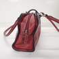 Wilsons Leather Red Baguette Buckle Shoulder Bag image number 4