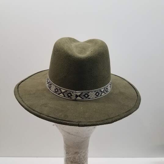 Unbranded Fedora Hat Army Green Size Medium image number 2