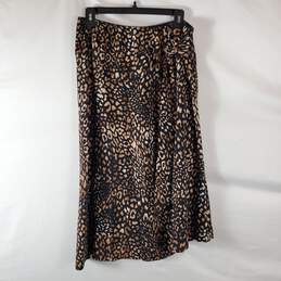 Laundry By Shelli Segal Women Leopard Skirt M