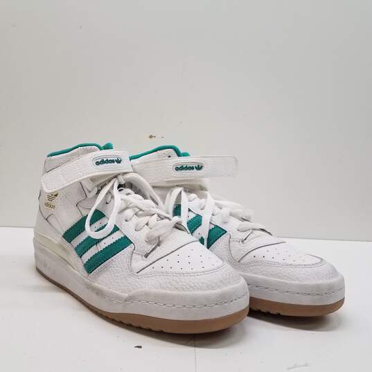 Adidas Forum Mid Sneakers White Teal 7 image number 3