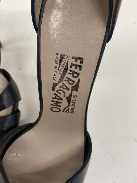Salvatore Ferragamo Black heel Heel Women 8 image number 8