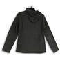 Womens Gray Long Sleeve Drawstring Full-Zip Hoodie Size Medium image number 2