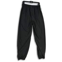 NWT Womens Black Elastic Waist Tapered Leg Pull-On Jogger Pants Size XL alternative image