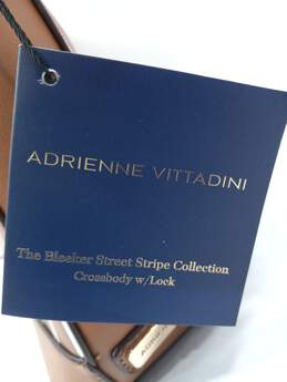 Adrienne Vittadini Brown Leather Handbag NWT alternative image