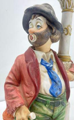 Melody in Motion Porcelain Clown Clock Battery Operated 16in Table Top Clock alternative image