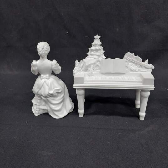 Winter Silhouette 'Carols Around the Spinet' Porcelain Figurines image number 6