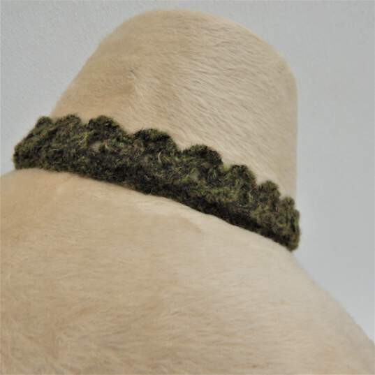 Vintage Brunschwig Women's Floppy Fuzzy Felt Hat Switzerland image number 6